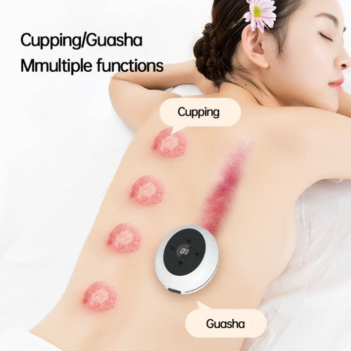 12 Levels Electric Intelligent Scraping Cupping Device - Black_2